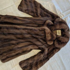 Vintage Mink Fur Coat 3/4 Length (Schioparelli)